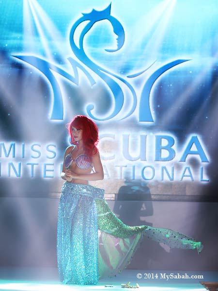 talent show by Miss Scuba Philippines