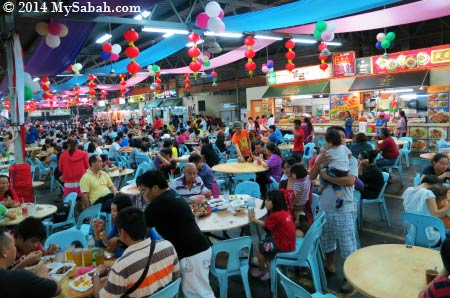Lido Food Court in Penampang