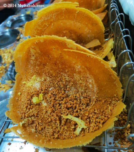 crispy wafer / peanut pancake