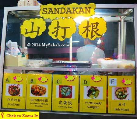 Sandakan food