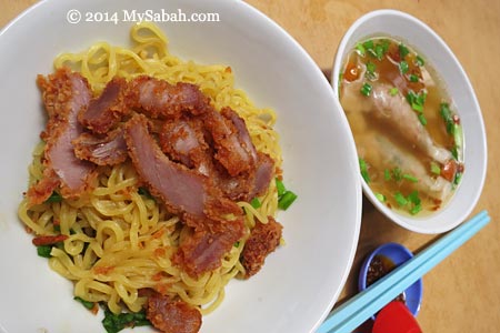 Sandakan Spring Noodle and Century Egg Dumpling