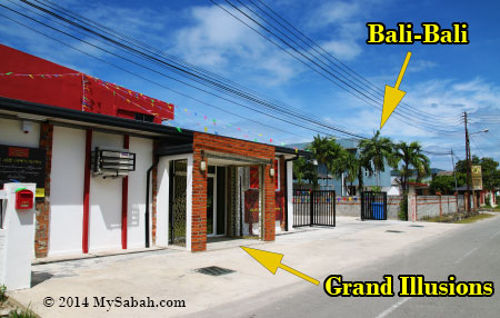 location of Grand Illusions and Bali-Bali