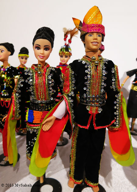 dolls of Dusun Tindal couple