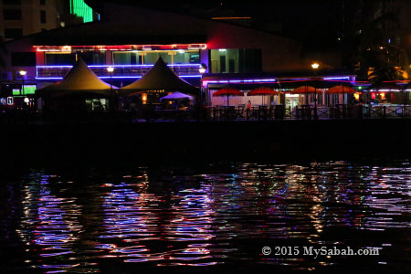 Waterfront of Kota Kinabalu city