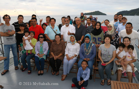 group photo of Sabah Wetlands Conservation Society (SWCS) members