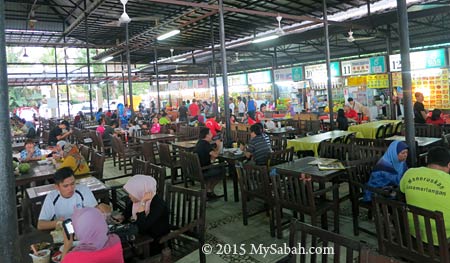 food court of Tanjung Aru