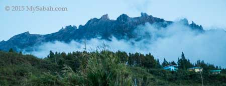 Mt. Kinabalu in Mesilau
