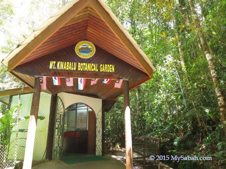 entrance of Mt. Kinabalu Botanical Garden