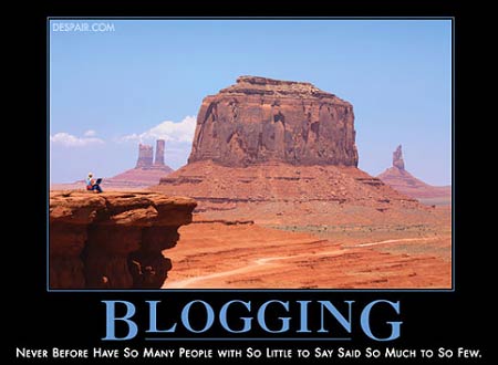 blogging poster