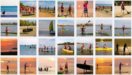 Photo album of Sunset stand-up paddle-boarding at Tanjung Aru Beach