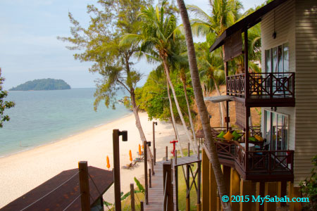 Beach Chalet (Tambun Chalet) of Manukan Island Resort