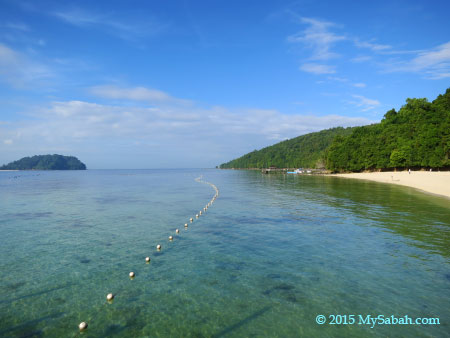 sea of Manukan Island