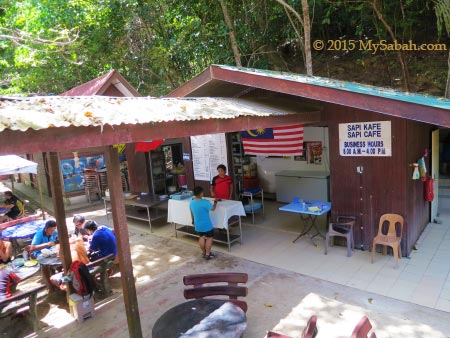 Sapi Cafe on the island