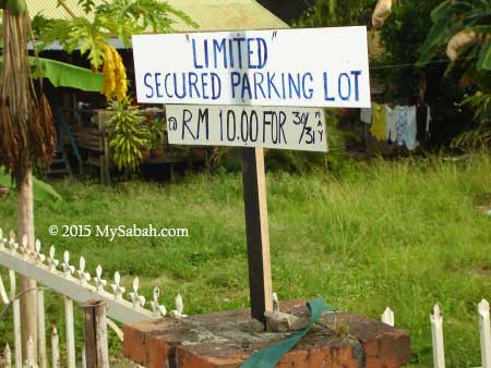 limited parking space