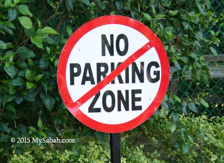 No-No parking zone