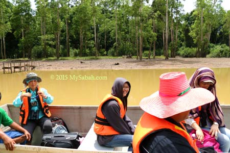 boat ride on oxbow lake