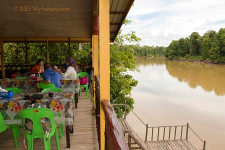 lake view at Tanjung Bulat Jungle Camp