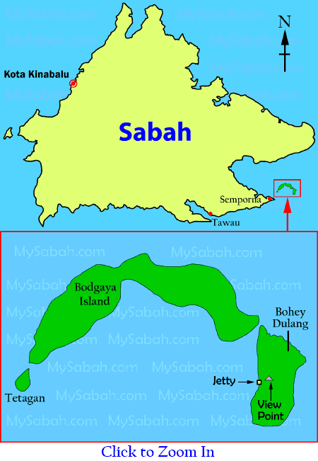location of Bohey Dulang