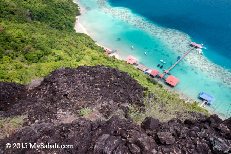 view of jetty from the top