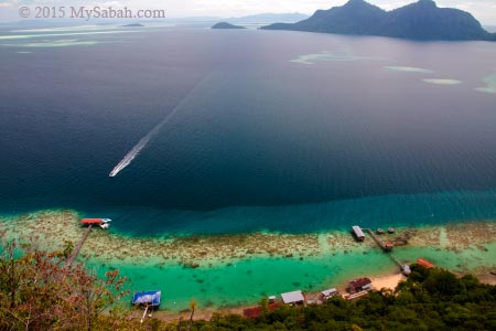 scenery of Bohey Dulang