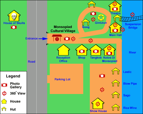 Site Layout of Monsopiad