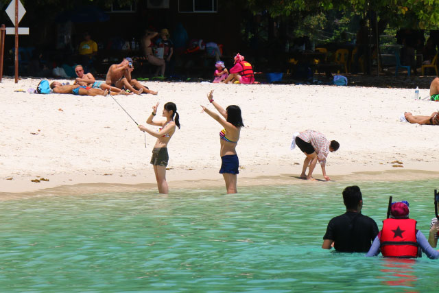 Sapi Island (Pulau Sapi) of Sabah, Malaysia