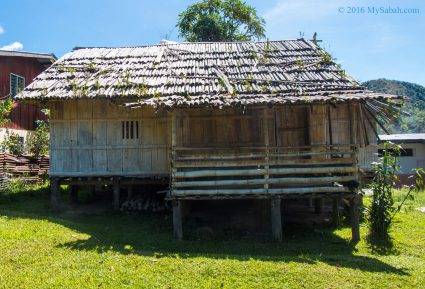 A traditional Tambunan house in Sunsuron Village