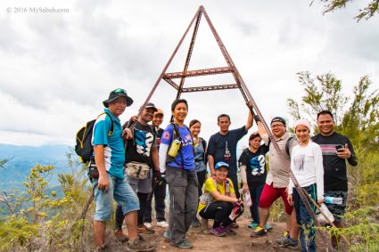 The highest peak of Mt. Wakid (Gunung Wakid)