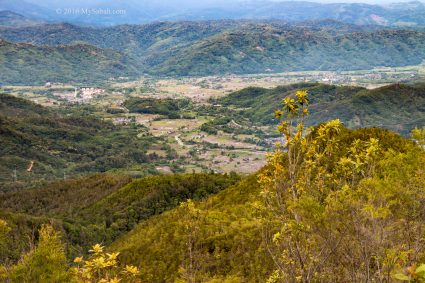 View of Sunsuron Village from the mountain