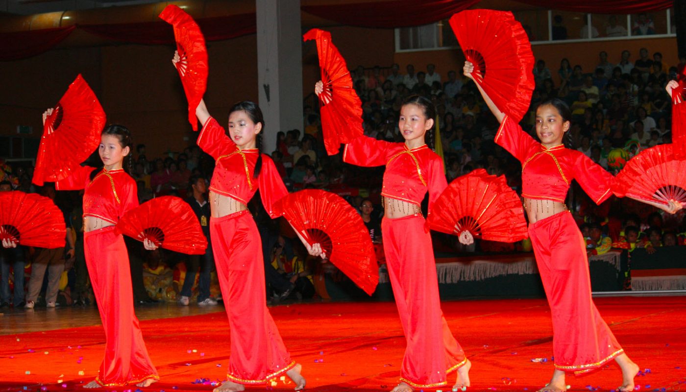 Chinese fan dance