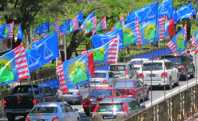 Party flags