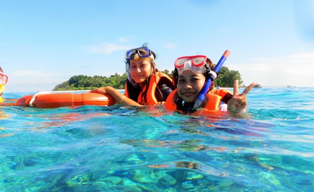 Snorkeling in Sipadan