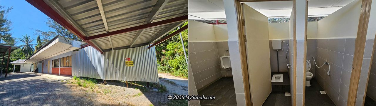 Public toilet at the Tip of Borneo