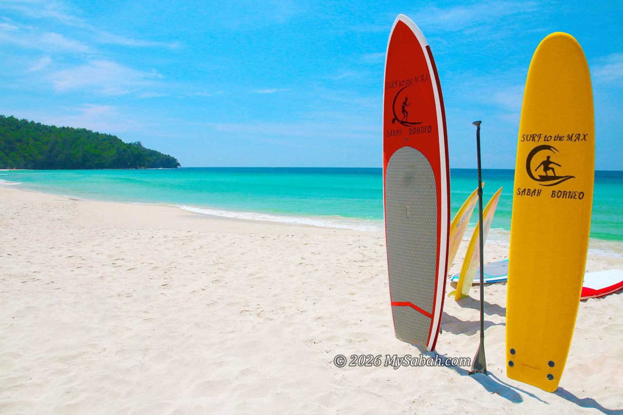 Kalampunian Beach next to the Tip of Borneo