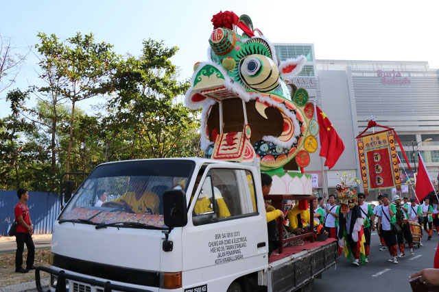 The largest Qilin head