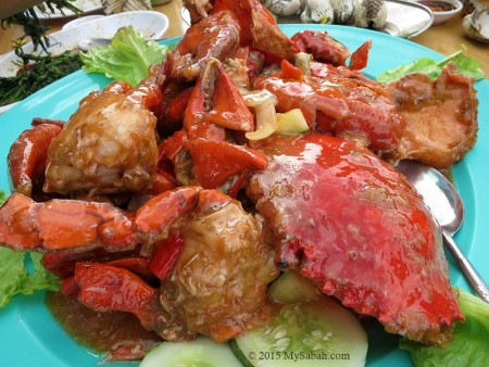 Crabs as food