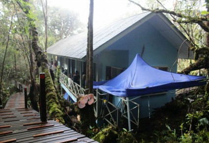 Rest House on Mt. Trus Madi