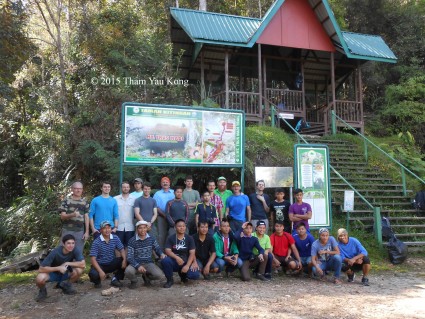 Starting point in Tambunan (Kaingaran Trail)