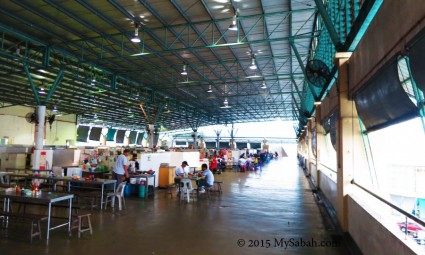 top floor of Sandakan Central Market