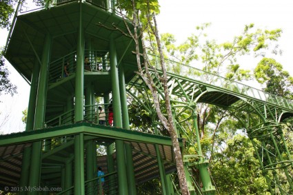 Steel tower and walkway of RDC