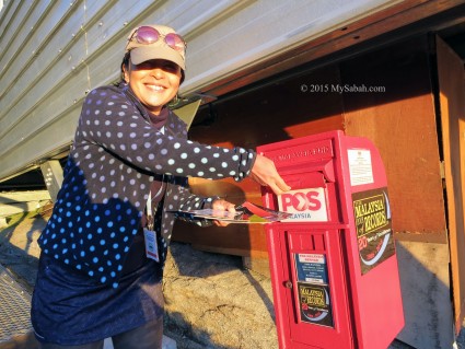 Sending postcards from the Highest Post Box of Malaysia