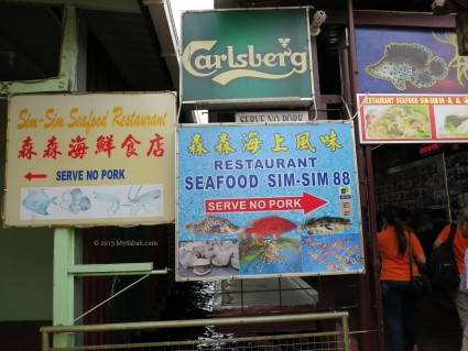Seafood restaurants of Sim-Sim Water Village