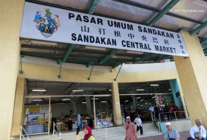 Entrance to Sandakan Central Market