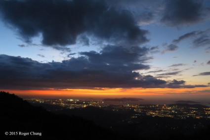 Night view of Kota Kinabalu City