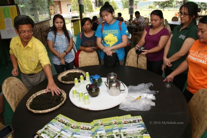 Tea sampling