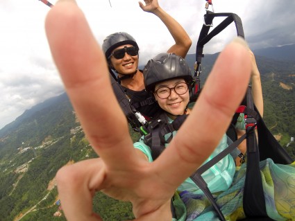 Paragliding fun