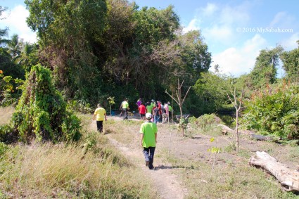 The location of mud volcano in Kuala Penyu