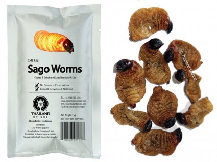 Salted Sago Worms
