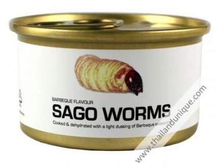 Edible Sago Worm Larvae (BBQ Flavour)