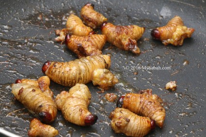 Fried Sago Grubs (Butod)